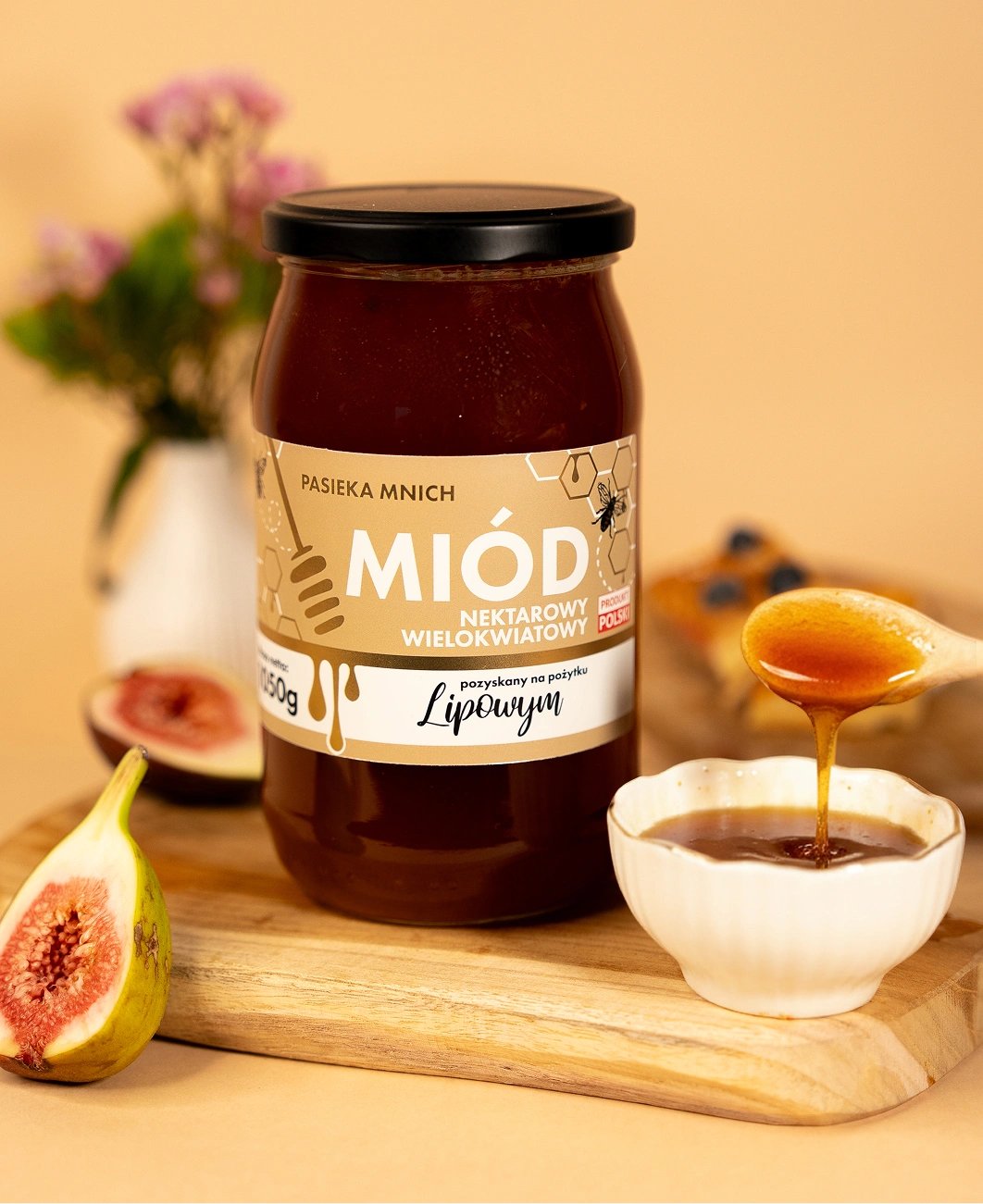 Miód nektarowy wielokwiatowy lipowy