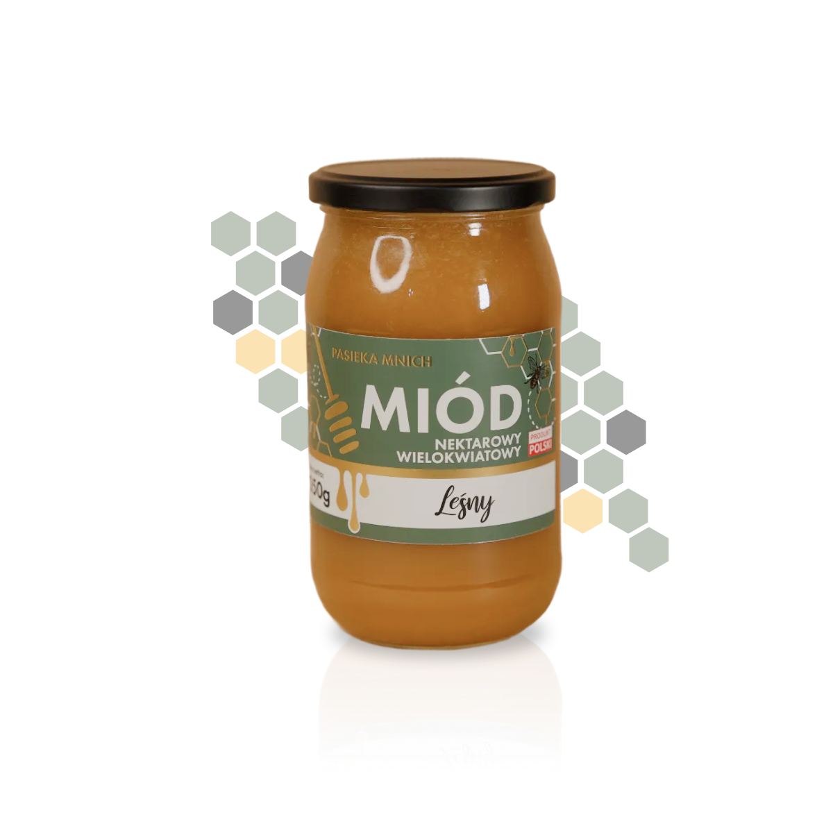 Miód nektarowy wielokwiatowy leśny – ciemny miód z dzikich kwiatów i ziół leśnych