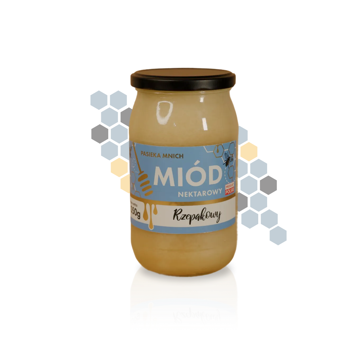 Jasny miód nektarowy rzepakowy – naturalny miód kremowany i skrystalizowany